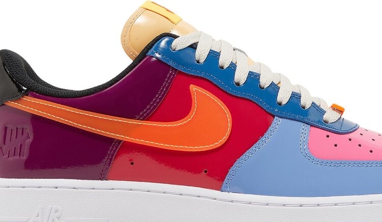 Кроссовки Nike Undefeated x Air Force 1 Low 'Total Orange', многоцветный — фото 3