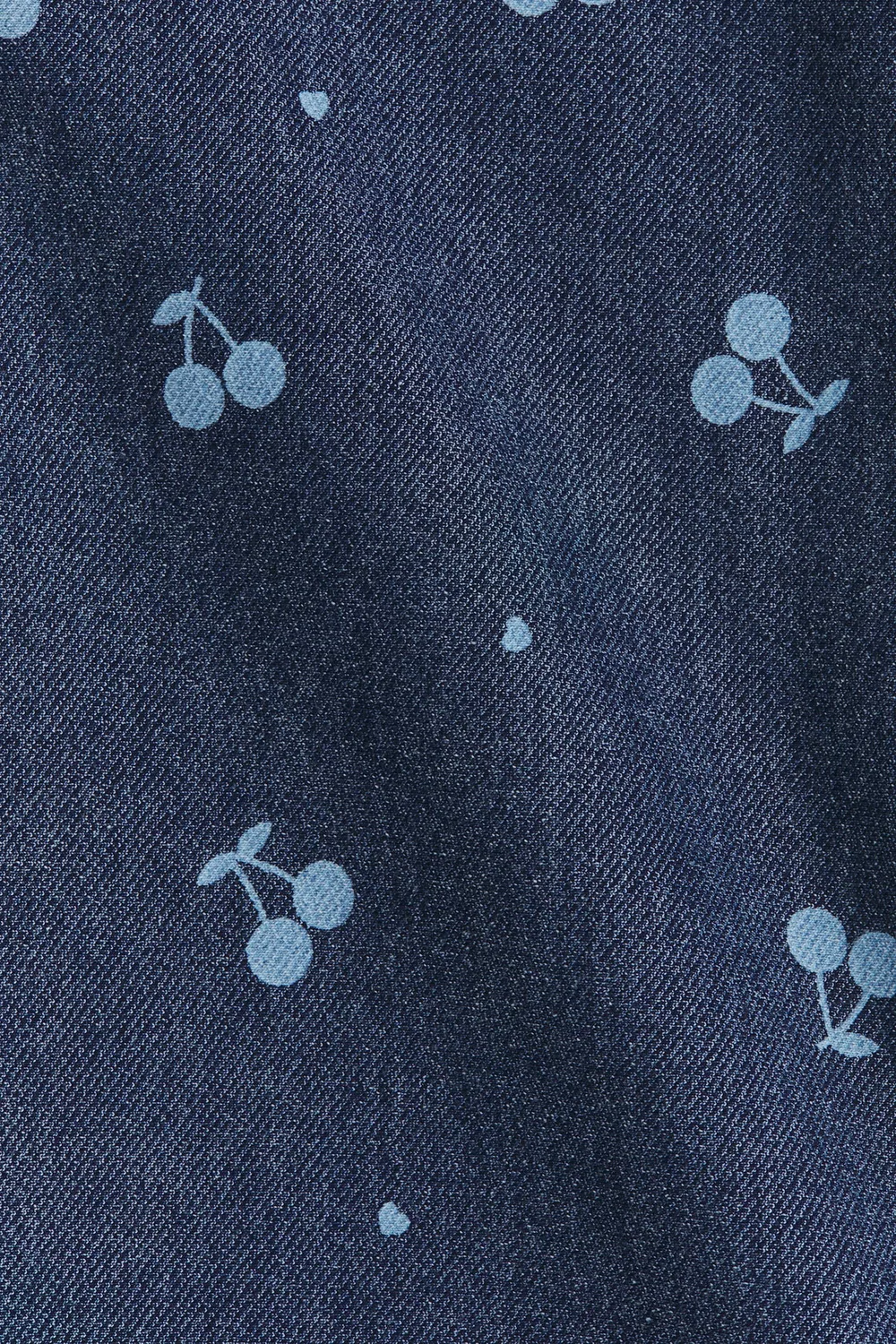 Широкие джеггинсы в джинсовом стиле H&M, Dunkles Denimblau/Kirschen — фото 3
