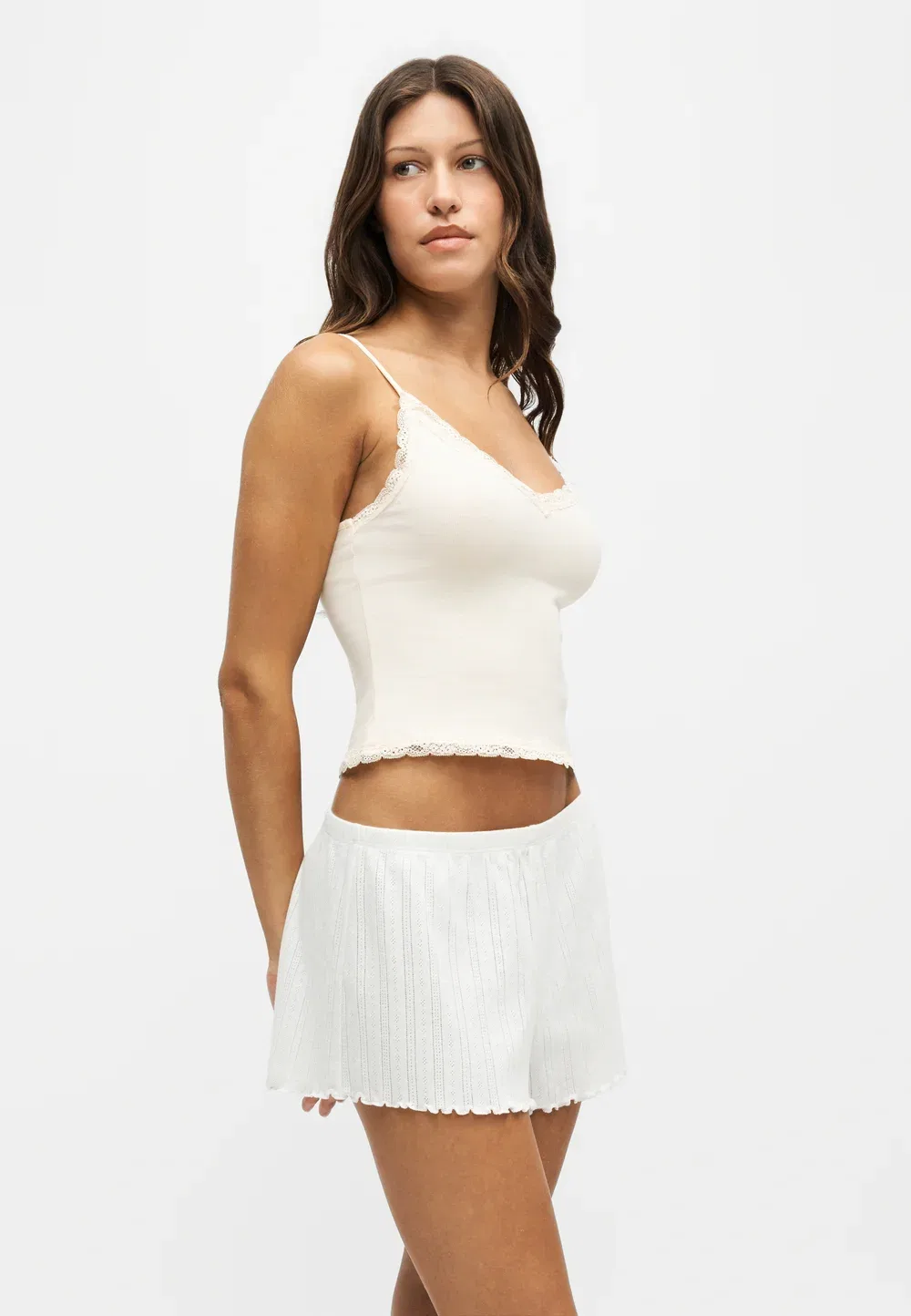Пижамные штаны Gap, Fresh White — фото 4