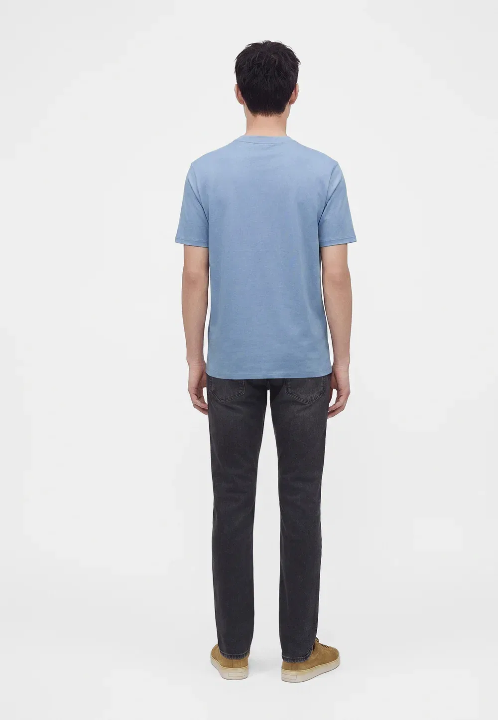 Простая футболка Emporio Armani, Blue — фото 3