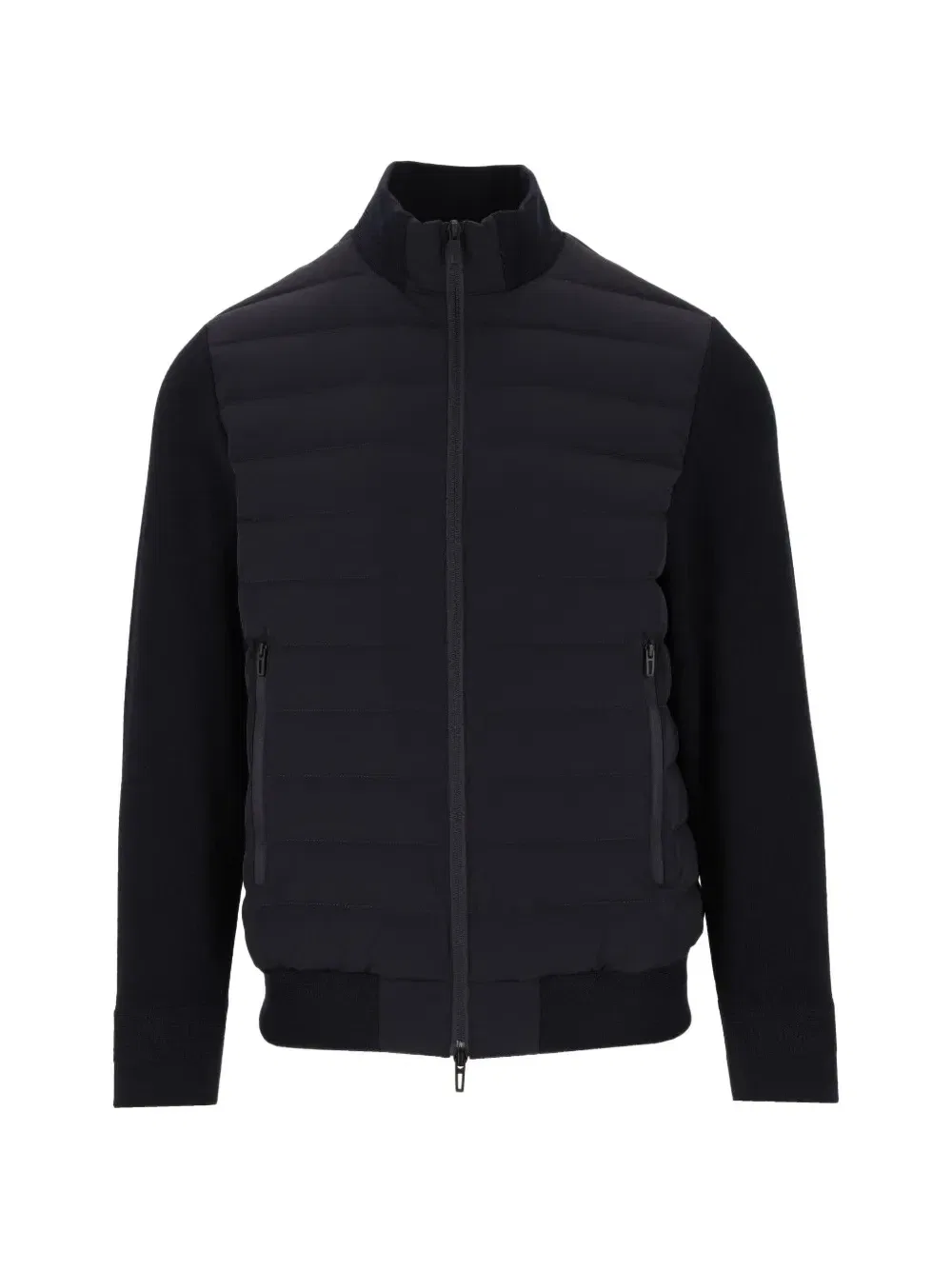 Стеганая пуховая куртка Emporio Armani, черный