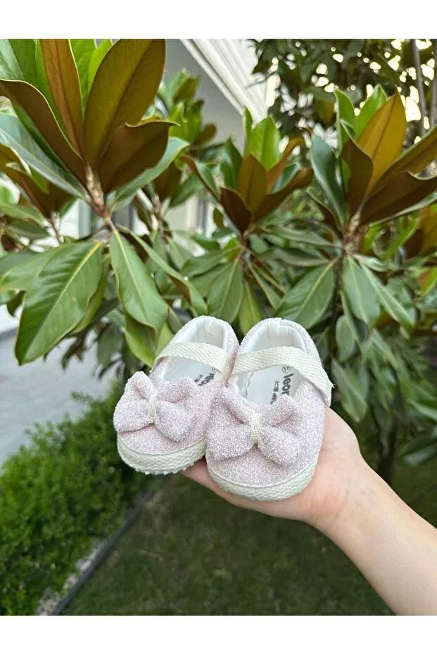 Детские балетки для девочек с принтом Etamin Luna Kids Store, Pink — фото 2