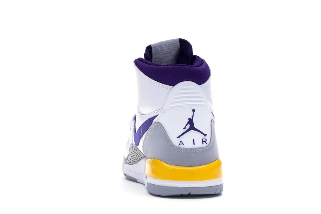 Детские кроссовки Lifestyle с принтом Jordan Legacy 312 Jordan, White/Field Purple-Amarillo — фото 4