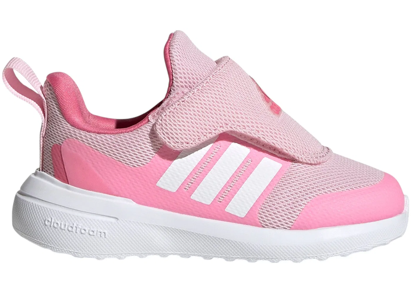 Детские кроссовки спортивные Adidas Fortarun 2.0, Clear Pink Cloud White Bliss Pink