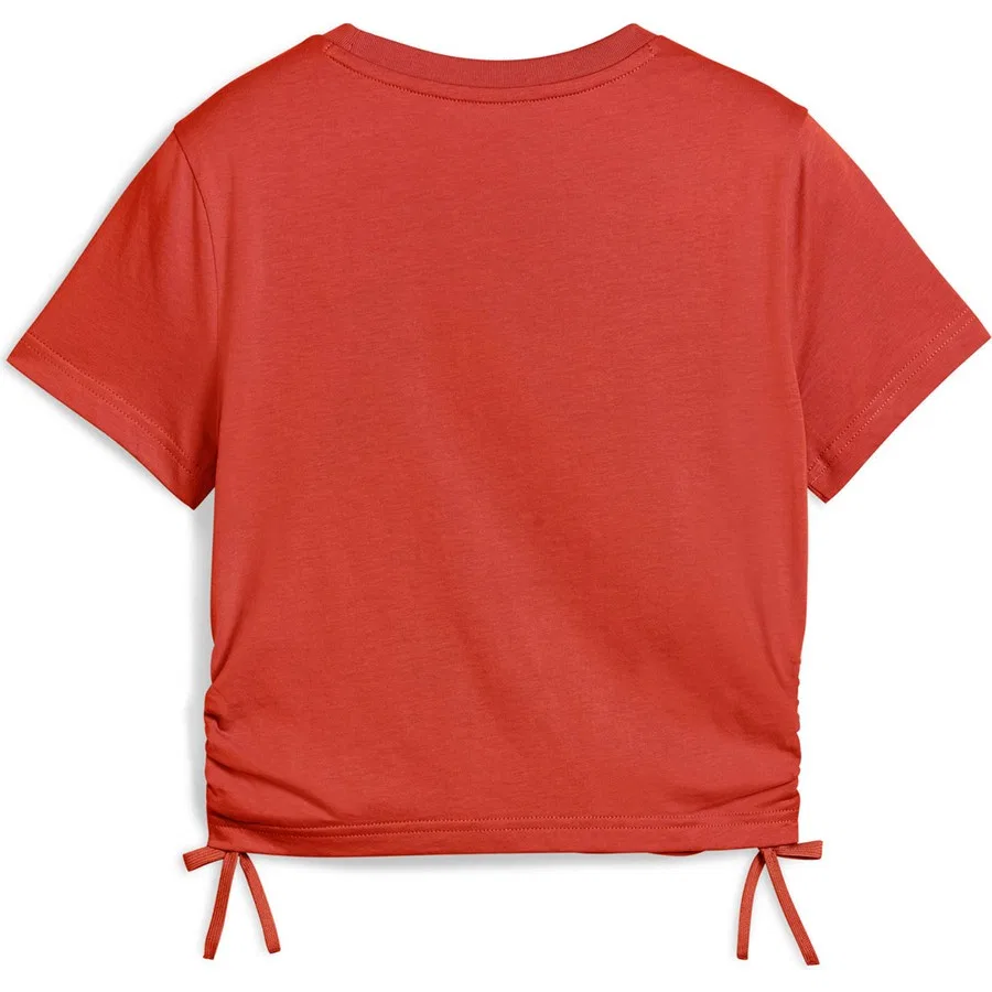 Футболка с завязкой Flaming Love Knotted Tee Puma, Бежевый — фото 2
