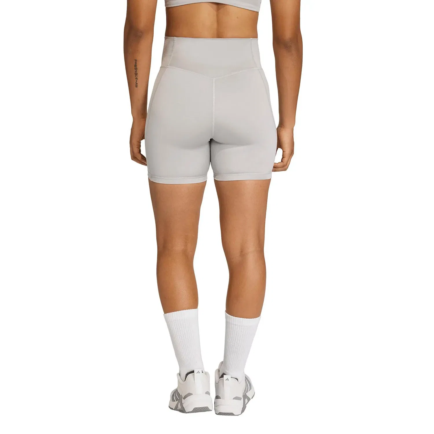 Женские леггинсы с высоким поясом Optime Essentials Adidas, Grau — фото 2