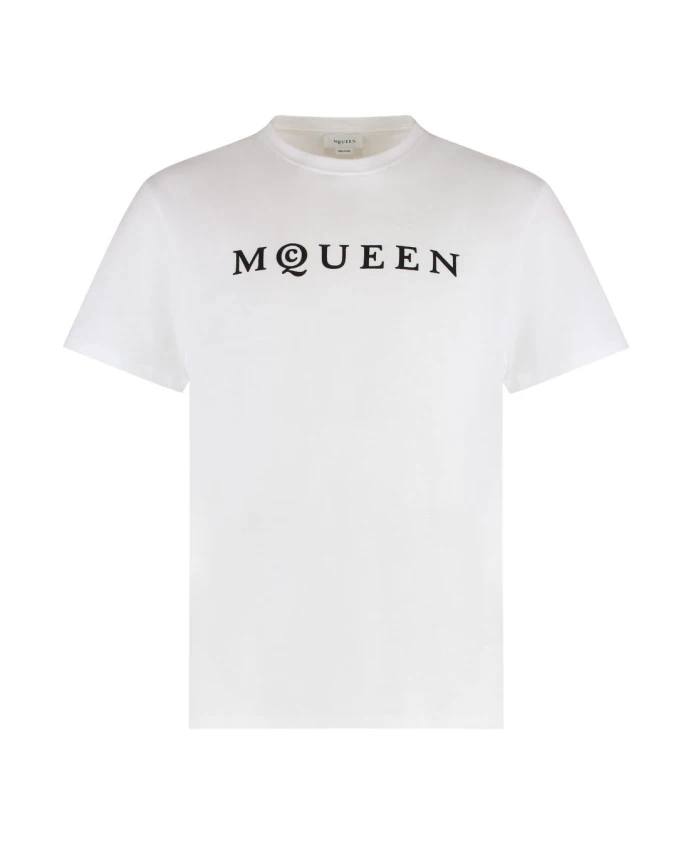 

Классическая мужская футболка Nero Alexander Mcqueen, белый