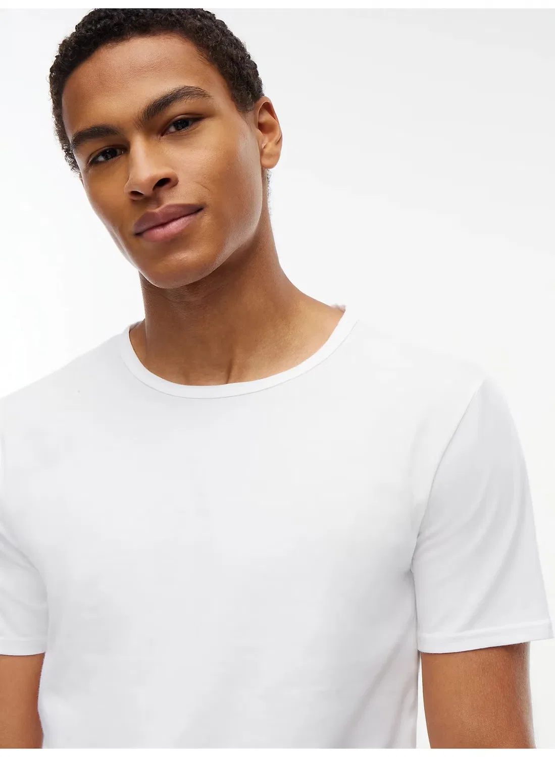 Комплект футболок с вышивкой в виде флага, 3 шт, Tommy Hilfiger, белый — фото 4