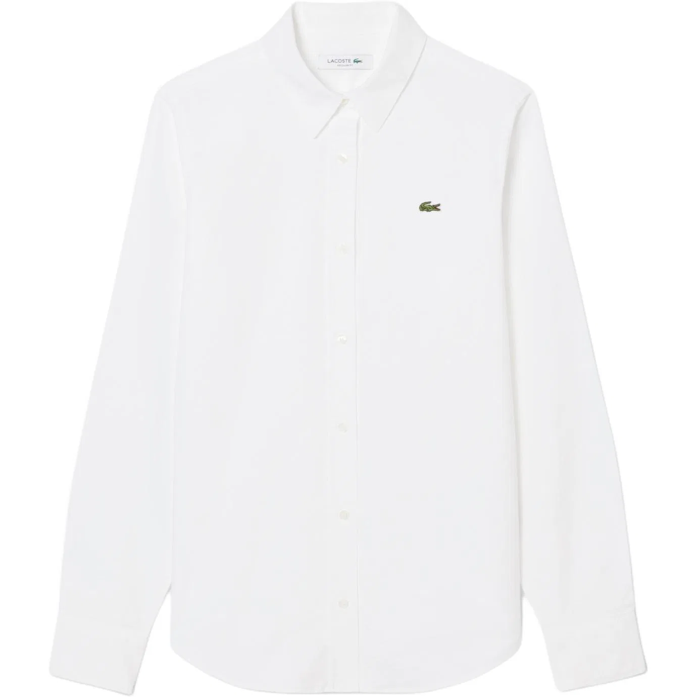 Женская рубашка с отложным воротником LACOSTE, Черный