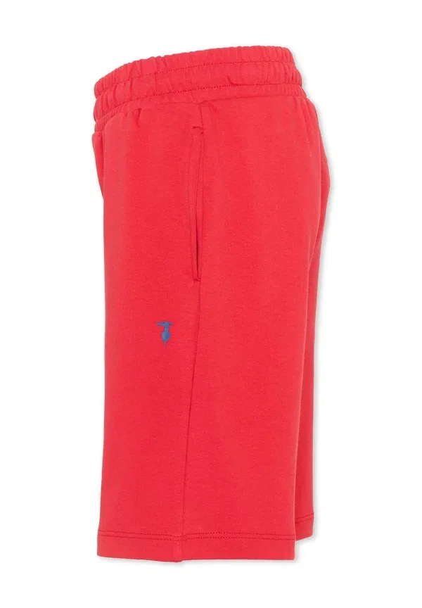 Шорты хлопковые Shorts Tru Trussardi Junior, красный — фото 4