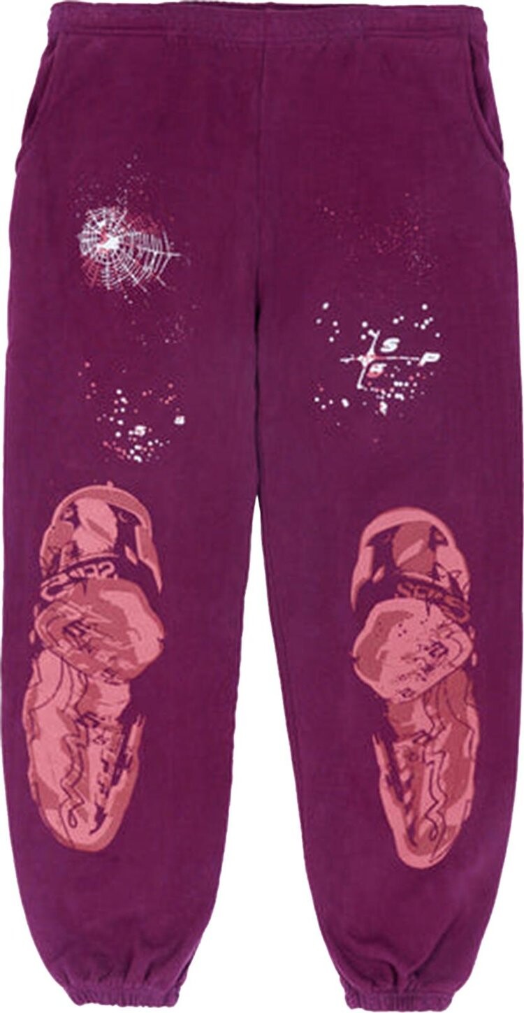 

Спортивные брюки Sp5der Nocturnal Highway Sweatpant 'Dark Purple', фиолетовый