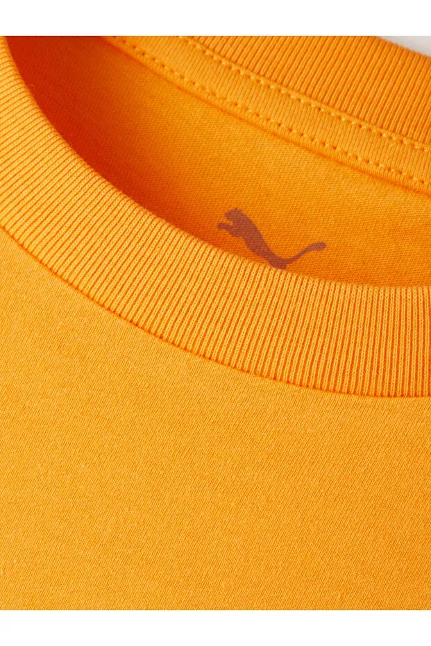 Детская футболка для мальчиков с коротким рукавом Galatasaray puma kids t-shirt 78291306 Gsstore, Yellow — фото 4