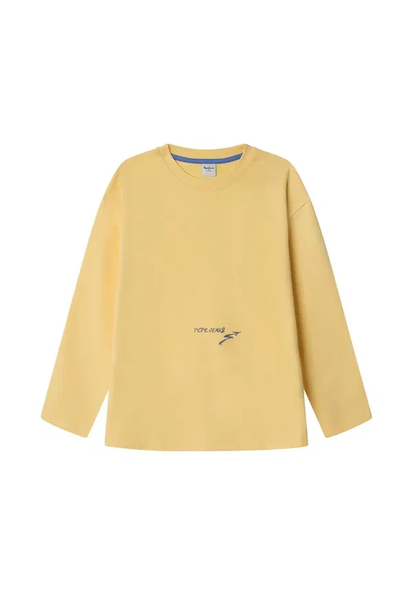 Свитер хлопковый Sportinis megztinis Pepe Jeans, soft yellow, желтый