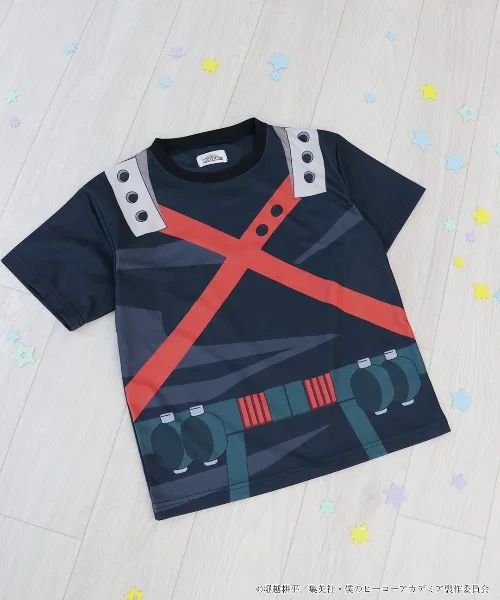 RUGGEDWORKS Детский комплект пижамы с коротким рукавом My Hero Academia, черный — фото 4