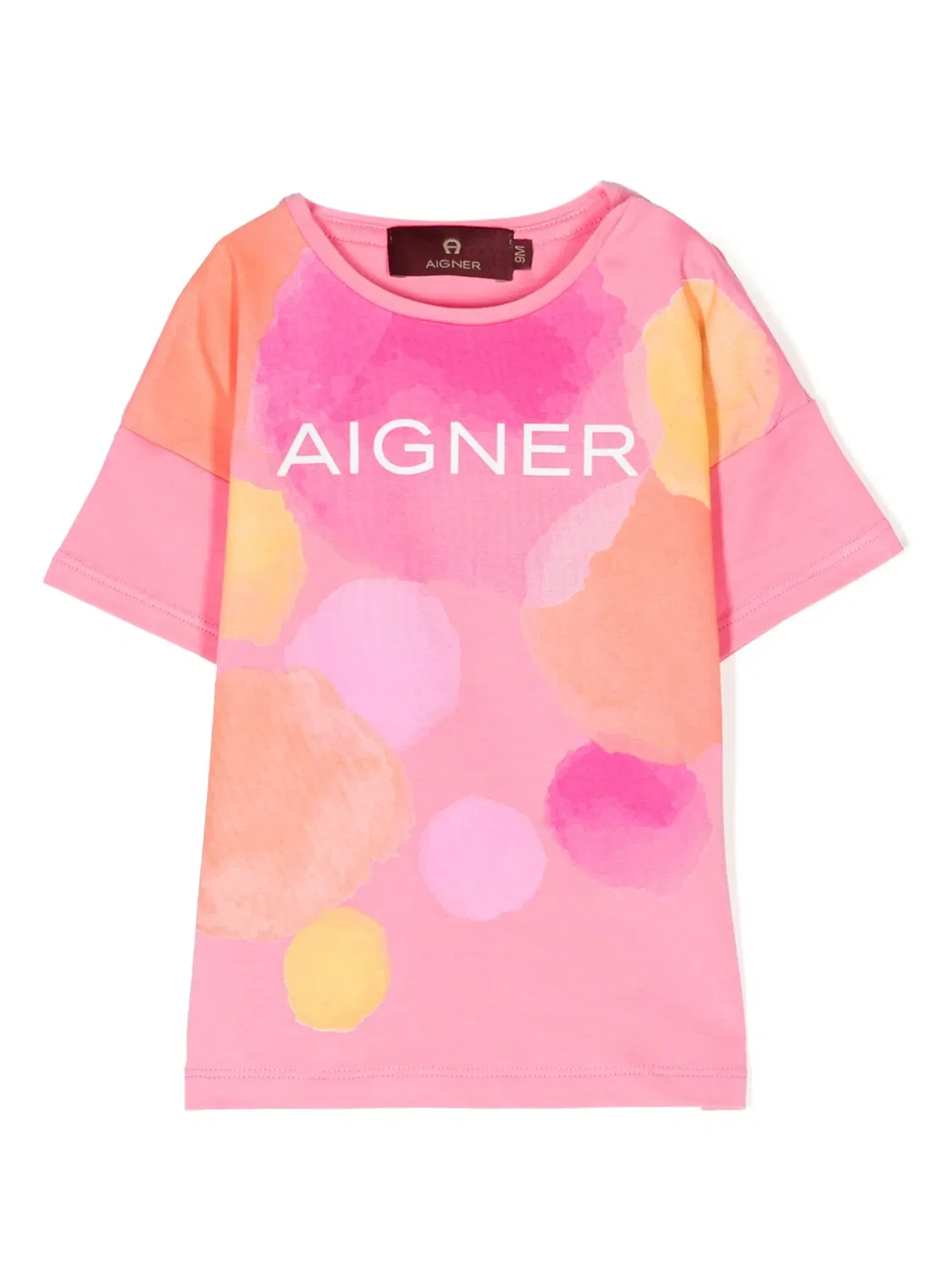 Футболка с логотипом Aigner, розовый