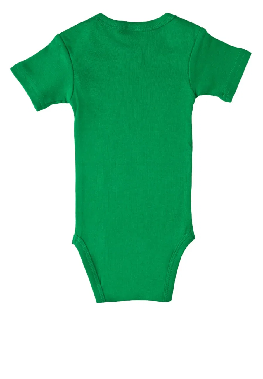 Комбинезон/боди LOGOSHIRT зеленого цвета с принтом Der Kleine Maulwurf — фото 2
