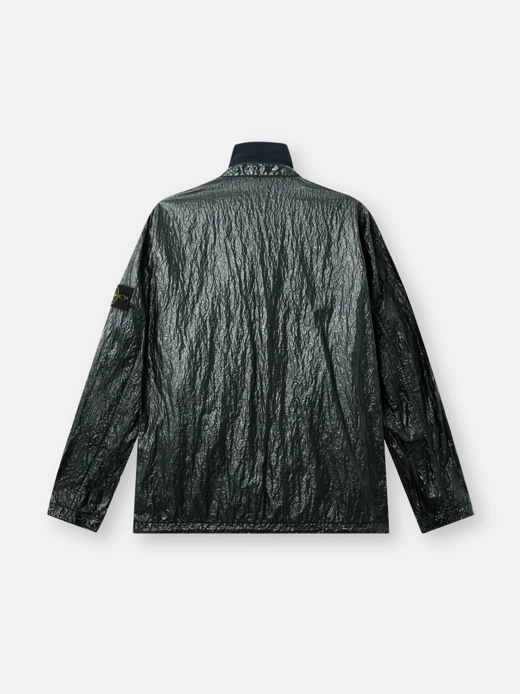Мужская рубашка-куртка Stone Island Comfort-fit Zip-up With Chest Pockets, темно-зеленый — фото 3