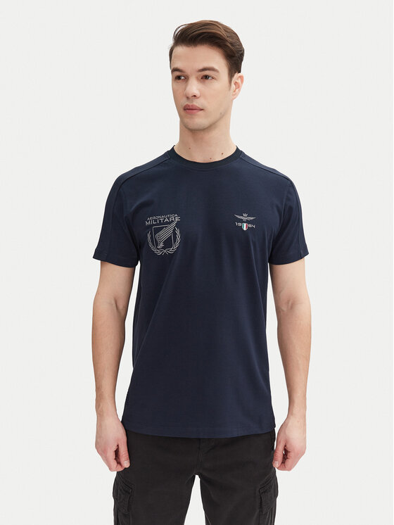 

Футболка обычного кроя 251TS2380J674 Aeronautica Militare, синий