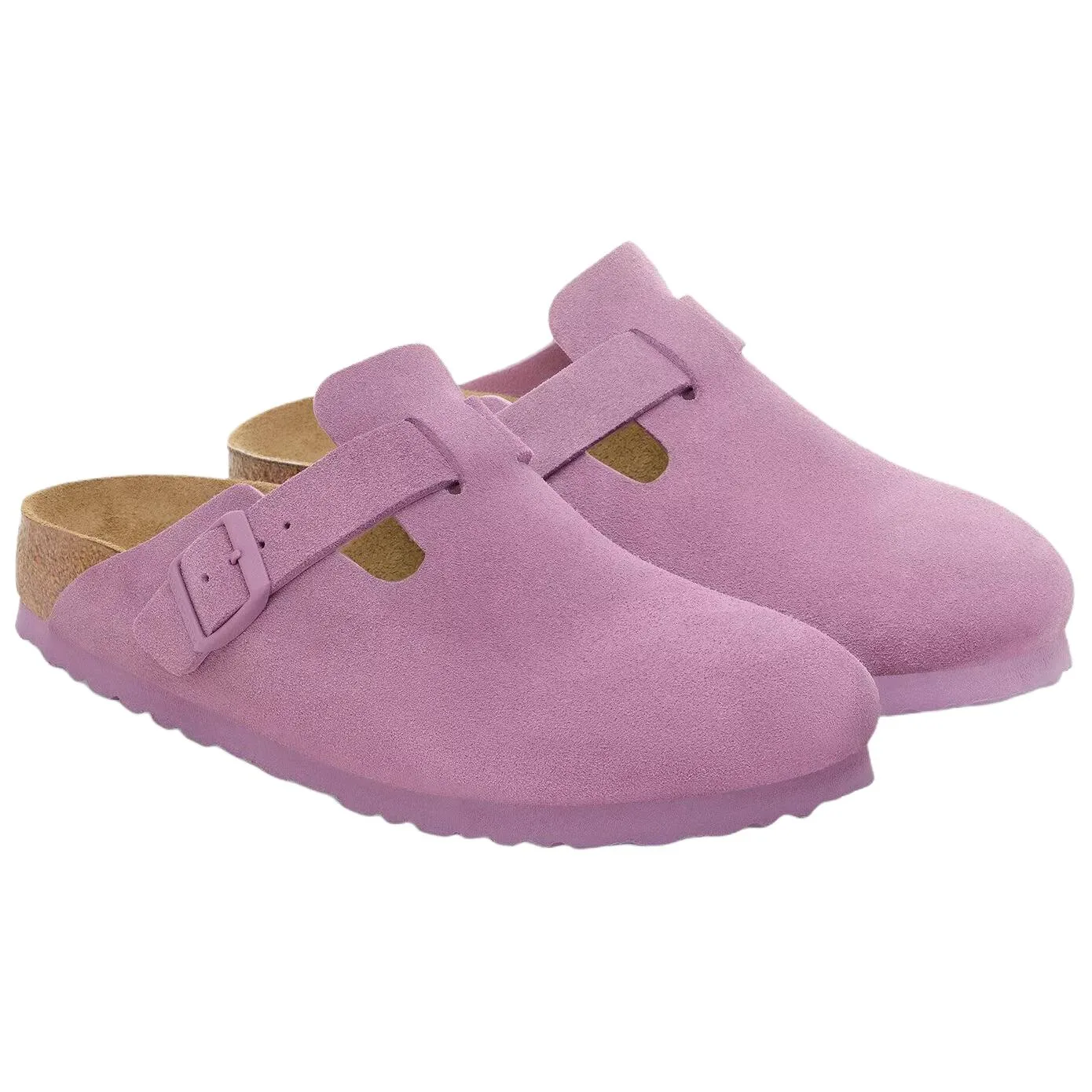 Birkenstock Бостонские EVA устойчивые к истиранию закрытые тапочки Unisex Purple Regular Loose Fit — фото 4