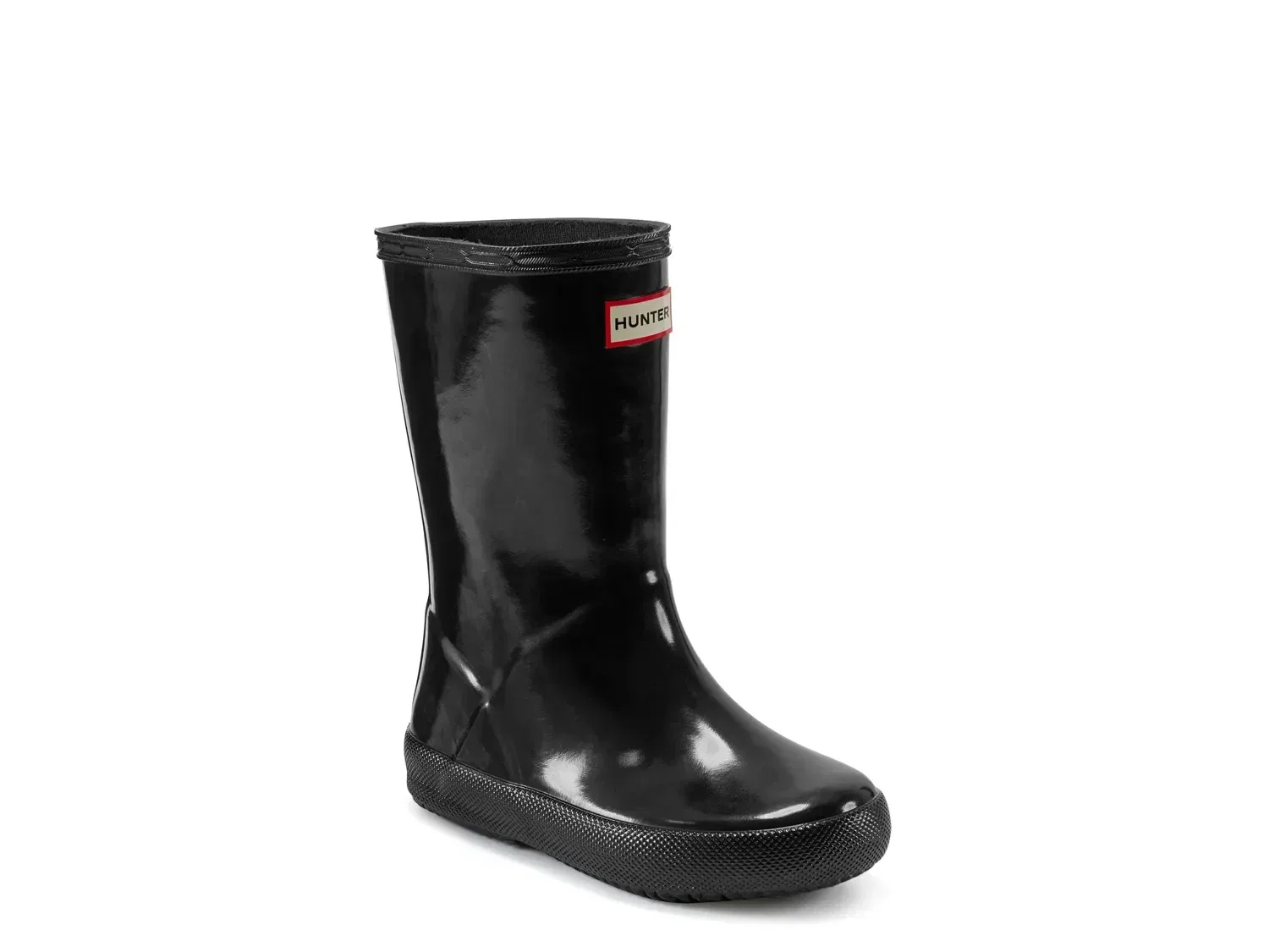 Резиновые сапоги First Gloss, HUNTER, черный