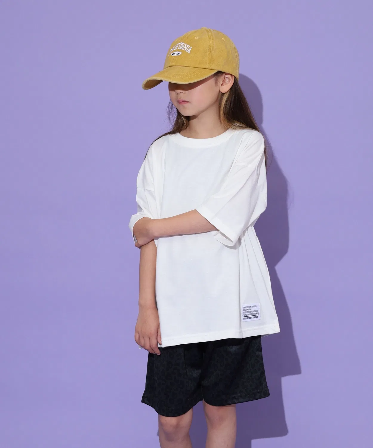 Детский комплект из топа и брюк с леопардовым принтом, без рукавов FUNALIVE, Black — фото 2