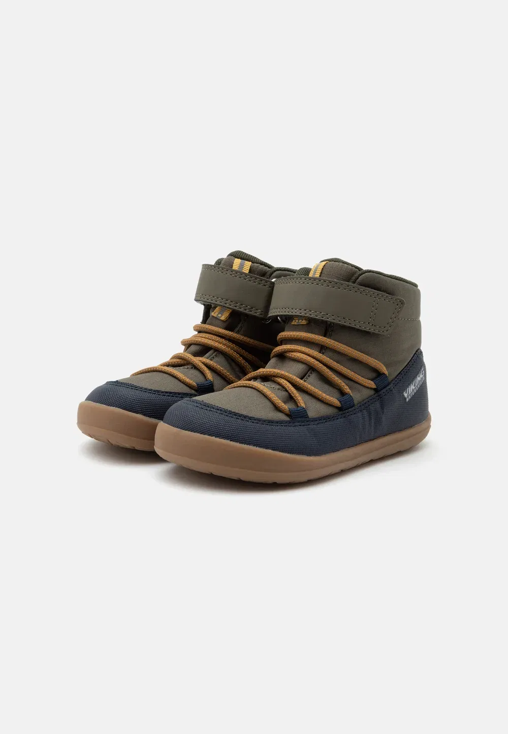Ботинки Berch для ходьбы босиком средней высоты Viking, Navy/Olive — фото 2