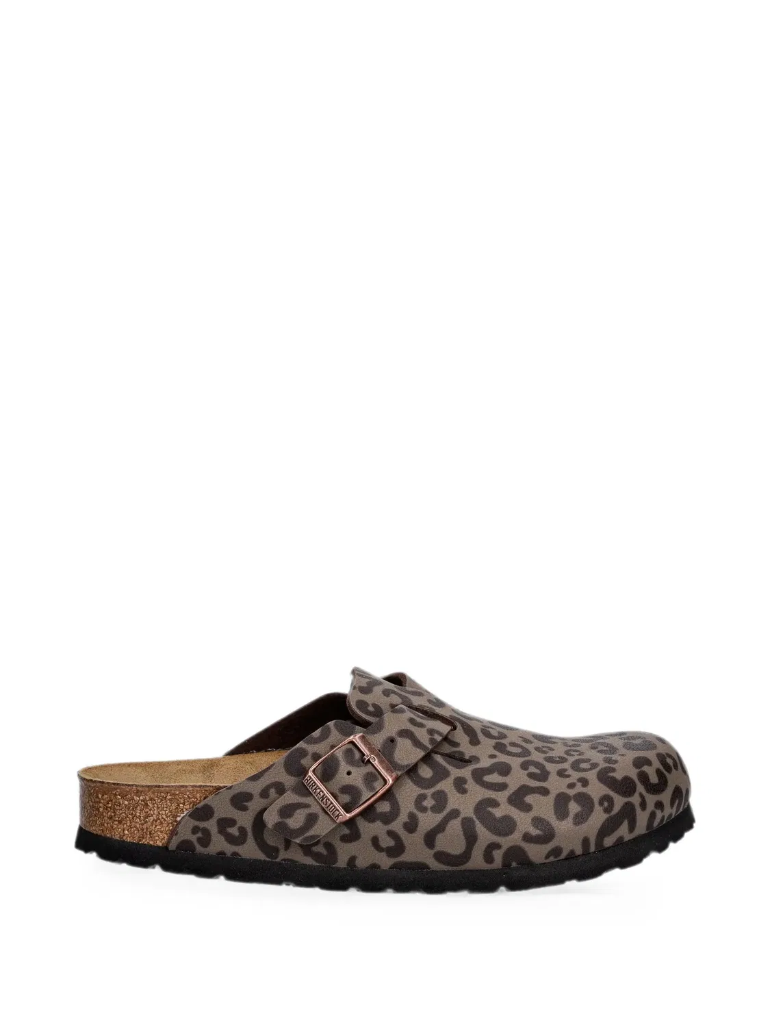 Сандалии с леопардовым принтом Birkenstock Kids, коричневый — фото 2