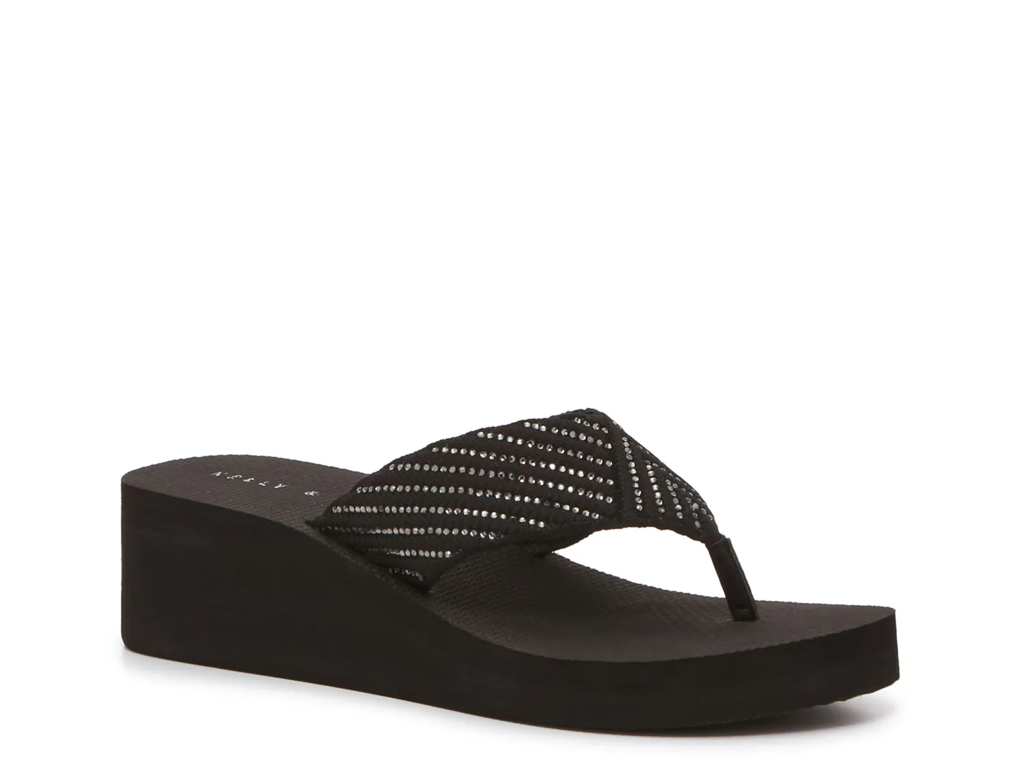 Сандалии Tacie Wedge Sandal Kelly & Katie, черный