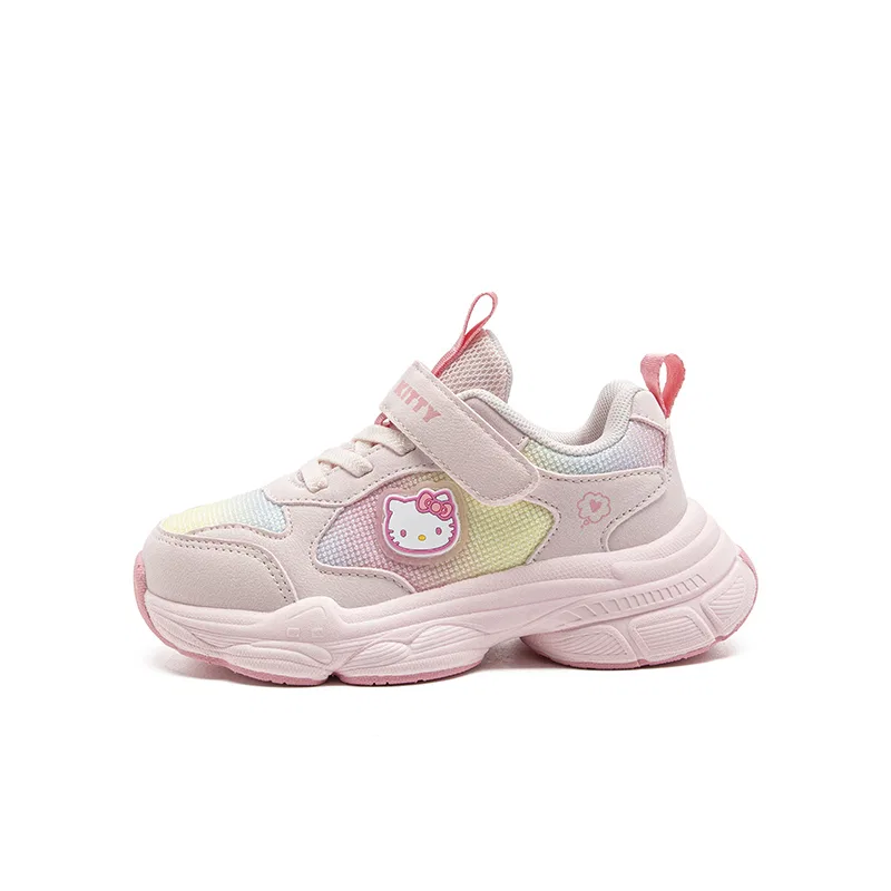 Детские кроссовки для девочек с принтом Hello Kitty Sanrio, Pink Hello Kitty