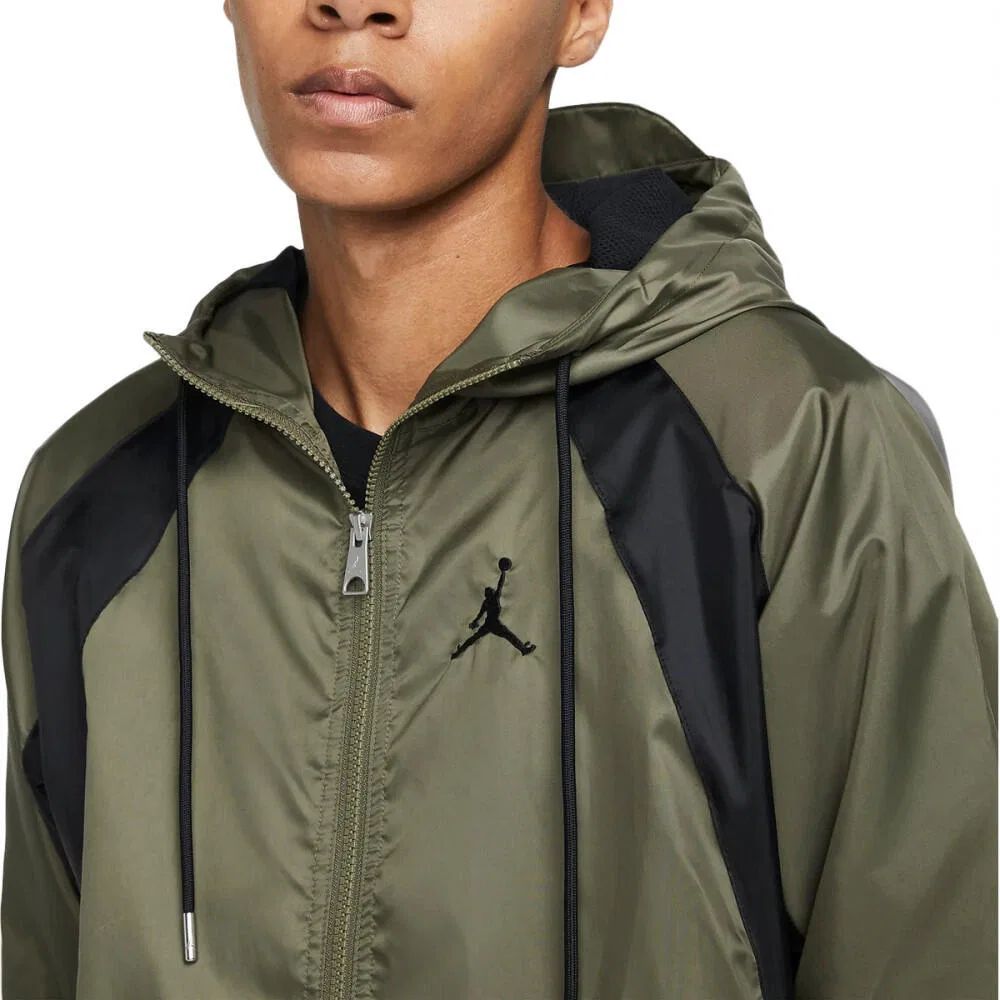 Мужская ветровка Jordan Essentials Woven Nike, Hellkhaki — фото 3