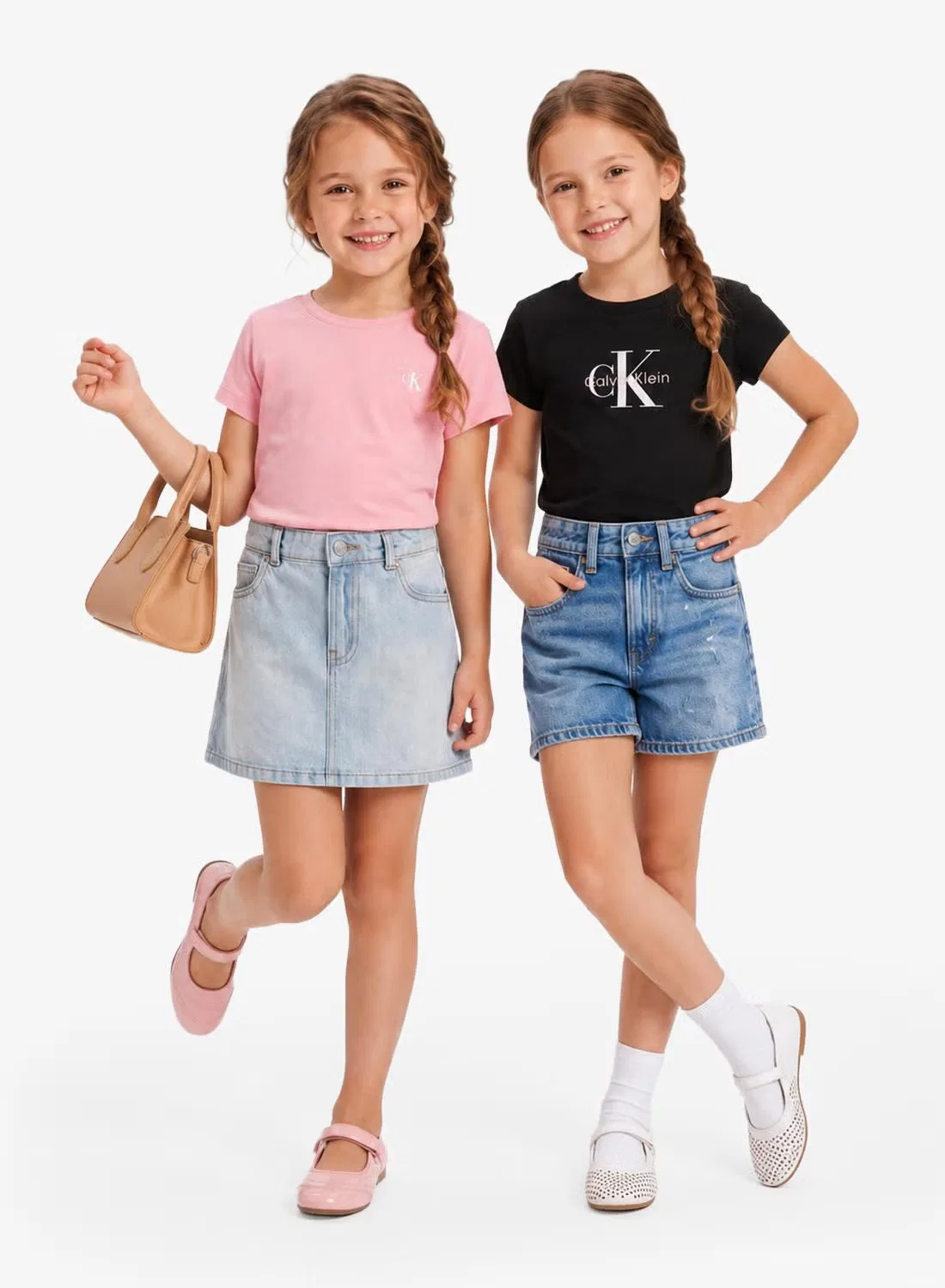 Футболка с монограммой, 2-Pack, Calvin Klein Jeans, черный