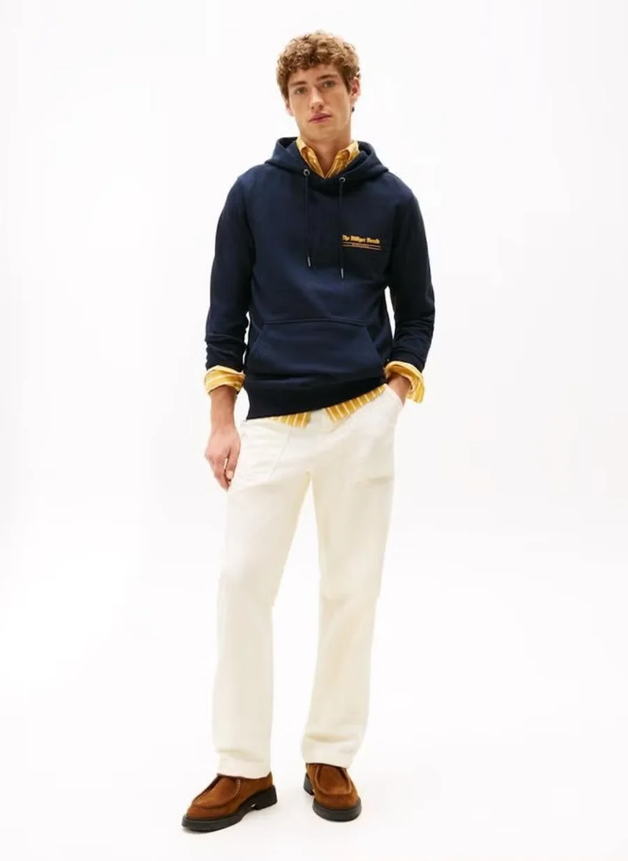 Худи Tommy Hilfiger Herald Grap, синий — фото 4