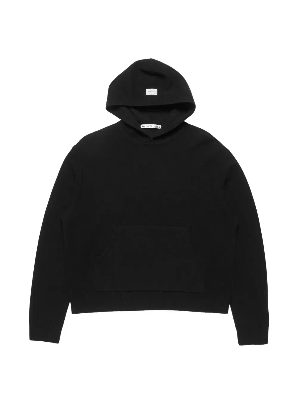 Кашемировая худи Acne Studios, черный