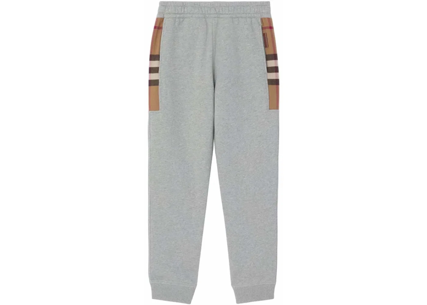 Мужские спортивные штаны с панелью Burberry Check Burberry, Light Grey