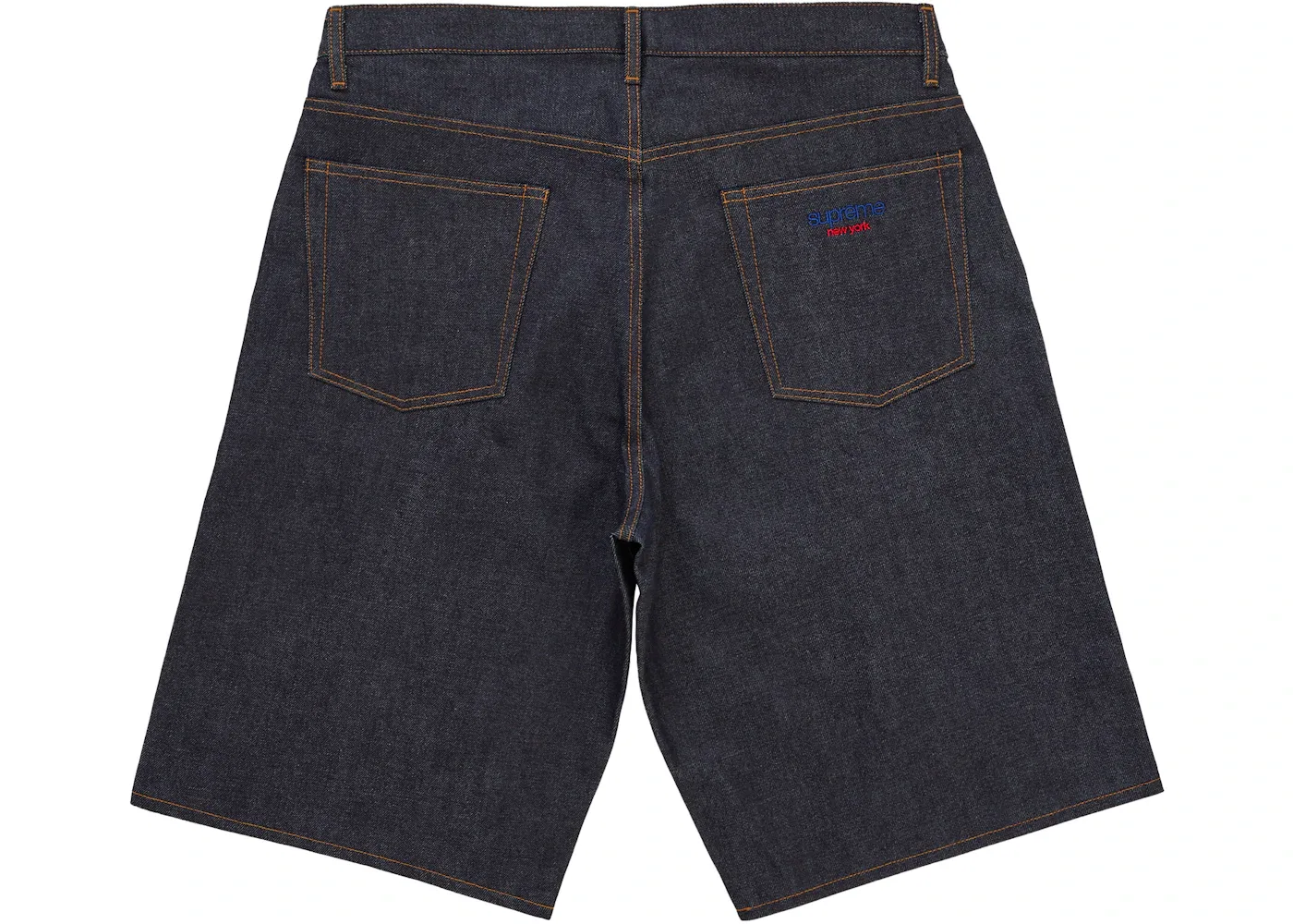 Мужские шорты из селвидж-денима Supreme Short, Rigid Indigo — фото 2
