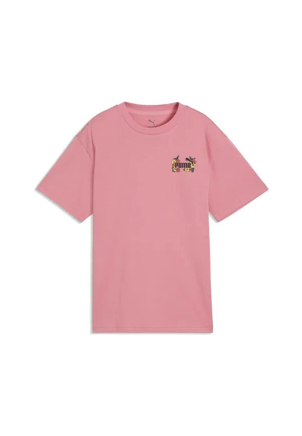 Футболка с принтом Mid 90s relaxed graphic t-shirt, Puma, Wild Pink, розовый — фото 4