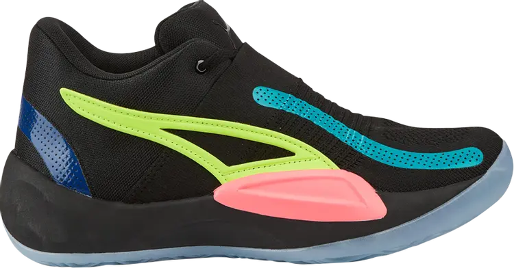 

Кроссовки Puma Rise Nitro Black Sunset Glow, черный