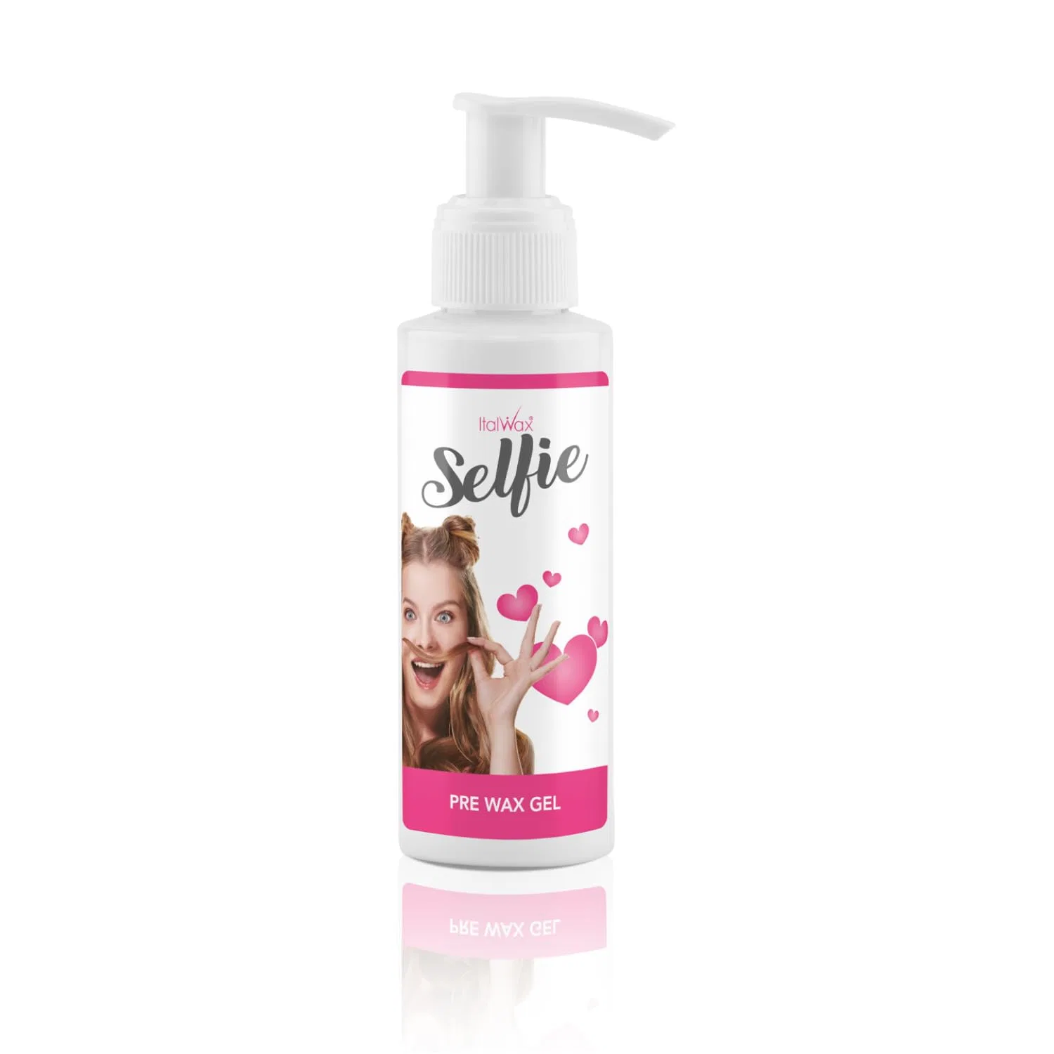 Очищающий гель Italwax Pre-Wax Gel Selfie с экстрактом камелии, 100 мл