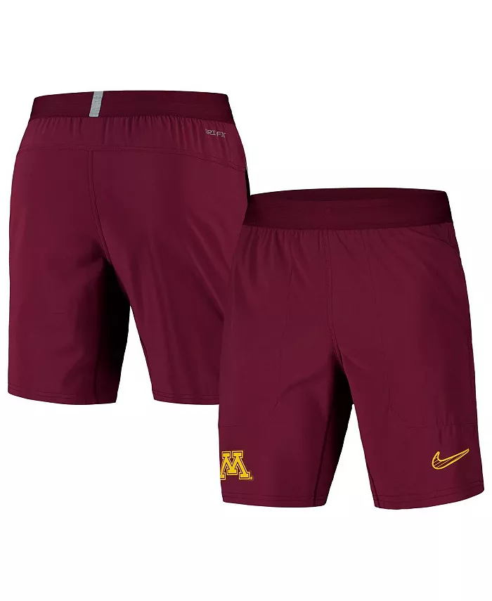 

Мужские бордовые шорты Minnesota Golden Gophers 2024/25 Sideline Performance Woven Nike