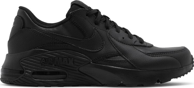 

Кроссовки Nike Air Max Excee Leather 'Triple Black', черный