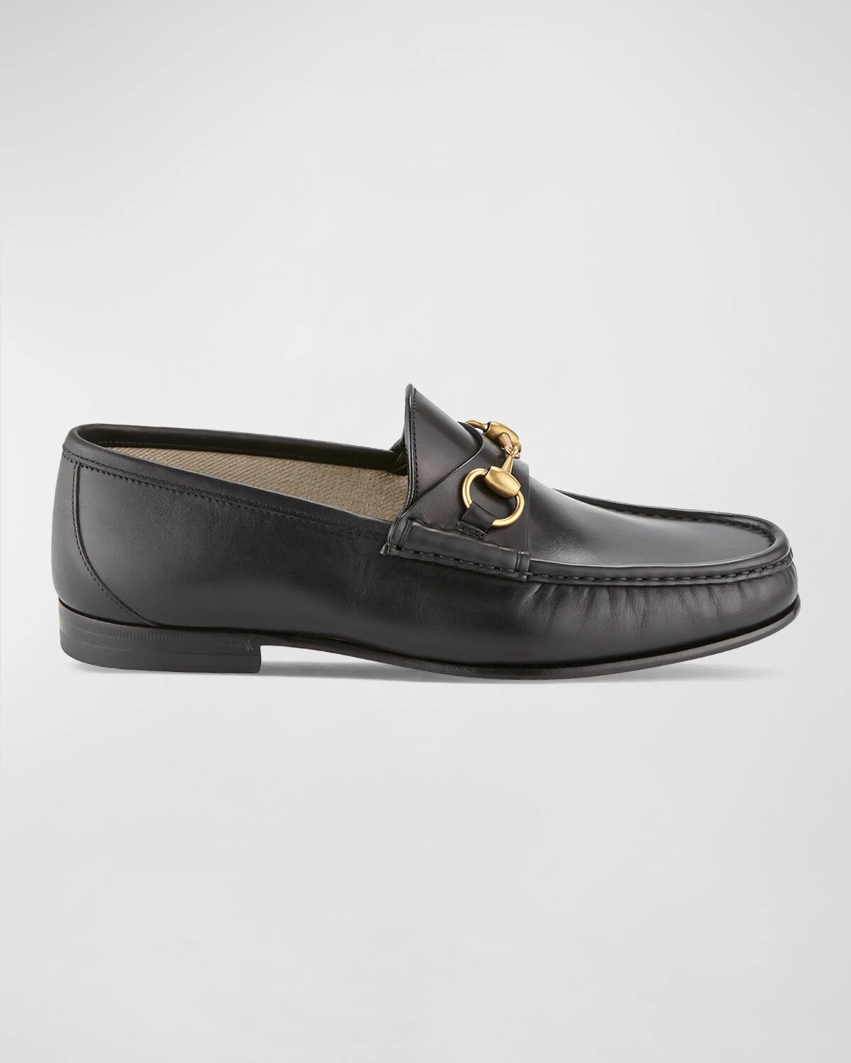 

Мужские кожаные лоферы Horsebit Gucci, черный