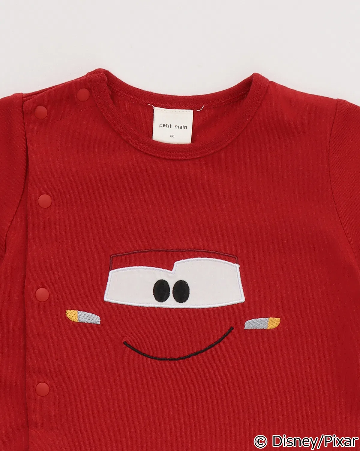 Детский боди-комбинезон с принтом Disney/Pixar Baymax и Lightning McQueen, хлопковый, petit main, White — фото 4