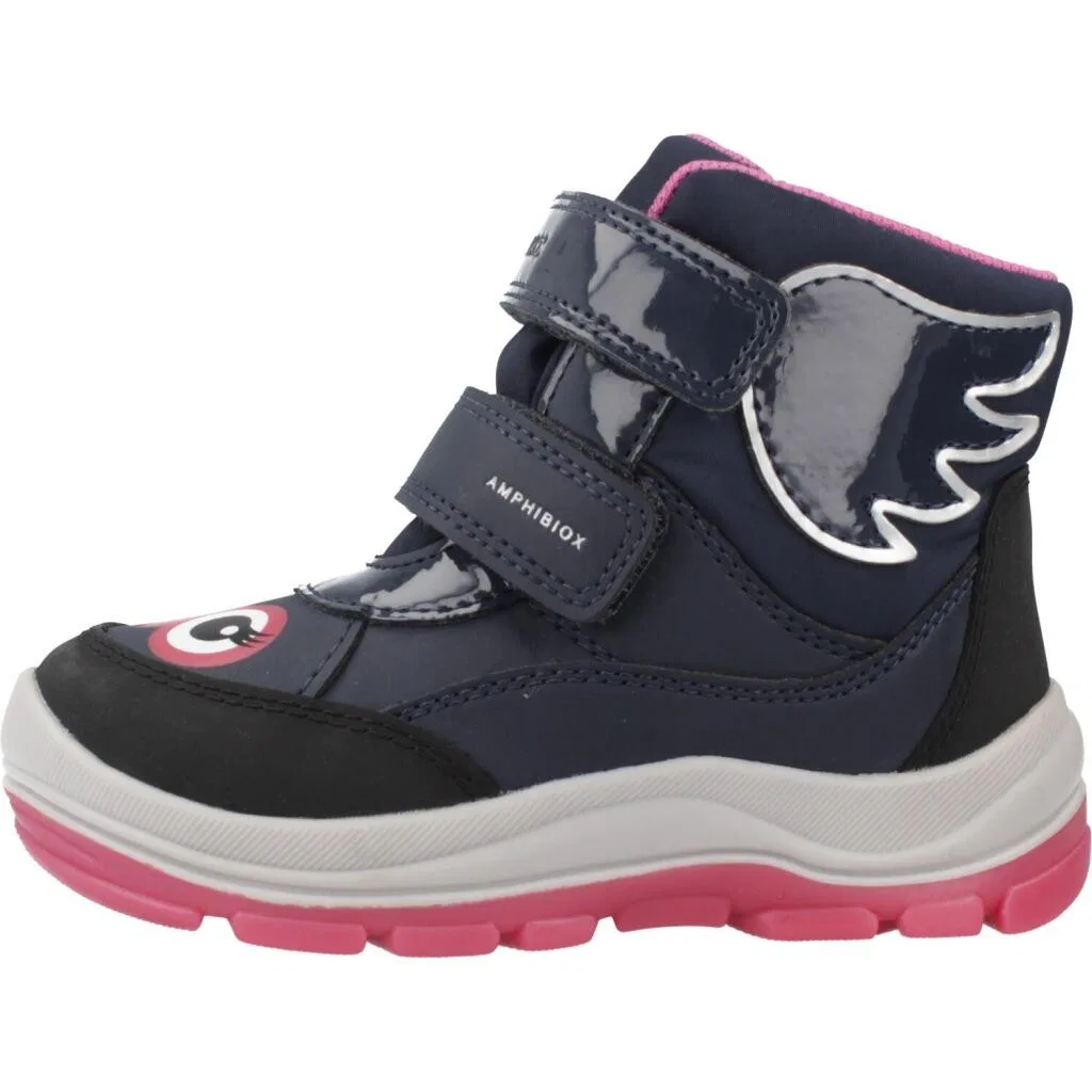 Детские сапоги Geox B Flanfil Girl B Abx, Цвет Blau Navyblau Fuchsienrosa — фото 2