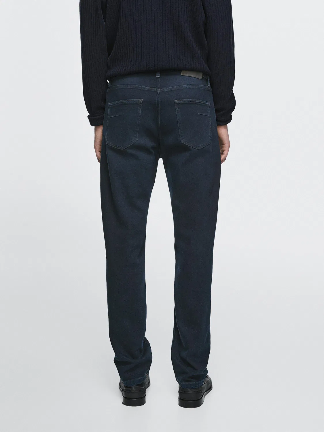 Джинсы Massimo Dutti, узкие, синий — фото 3