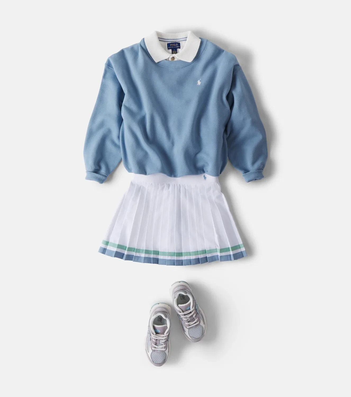 Толстовка хлопковая с принтом Polo Ralph Lauren Kids, синий — фото 2