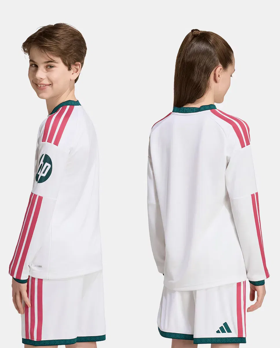 Детская футболка с длинным рукавом Real Madrid CF 2026-2027 LS adidas, Blanco — фото 2