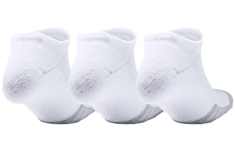 Детские носки-невидимки с логотипом Under Armour, комплект из 3 пар, Белый — фото 3