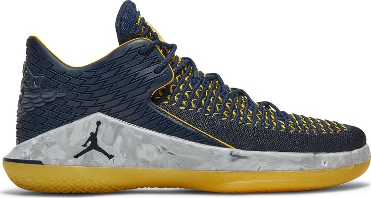 

Кроссовки Air Jordan 32 Low Michigan Wolverines, синий