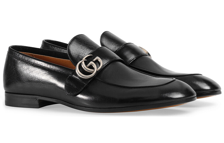 Мужские мокасины Gucci, черный — фото 2