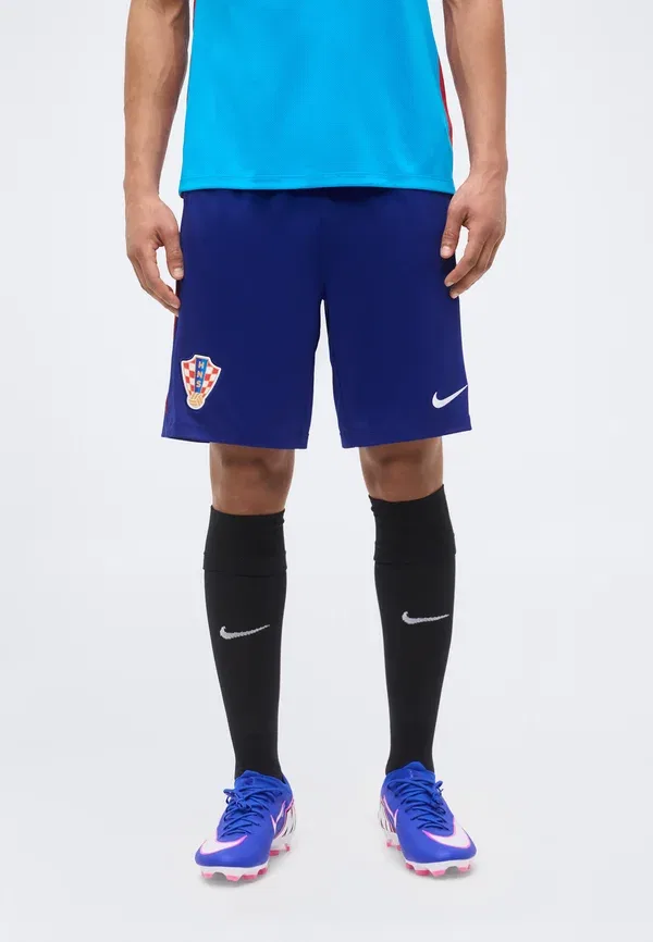 Шорты футбольные Dri-fit Croatia Men Short Nike Performance, Deep Royal Blue/Red/White, белый/красный/темно-синий